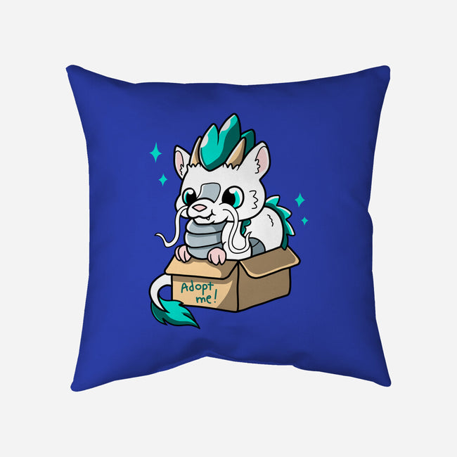 Adopt A Dragon-none removable cover w insert throw pillow-Mushita