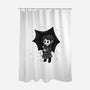 Chibi Full Of Woe-none polyester shower curtain-LoliCorpse