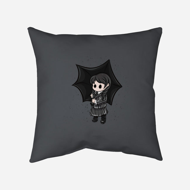 Chibi Full Of Woe-none removable cover throw pillow-LoliCorpse
