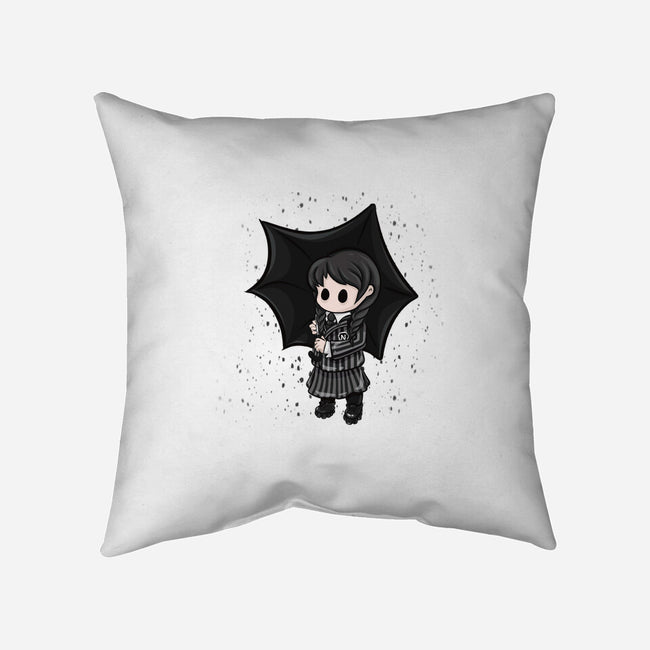 Chibi Full Of Woe-none removable cover throw pillow-LoliCorpse