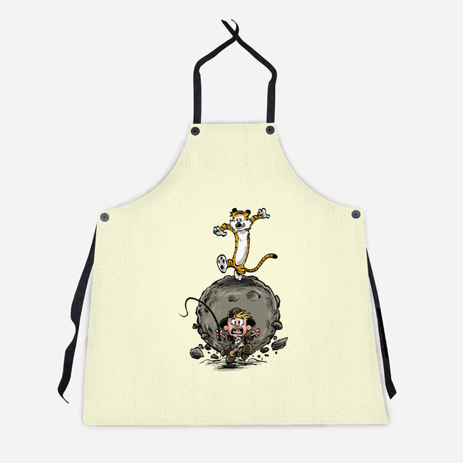 Indy And Hobbes-unisex kitchen apron-zascanauta