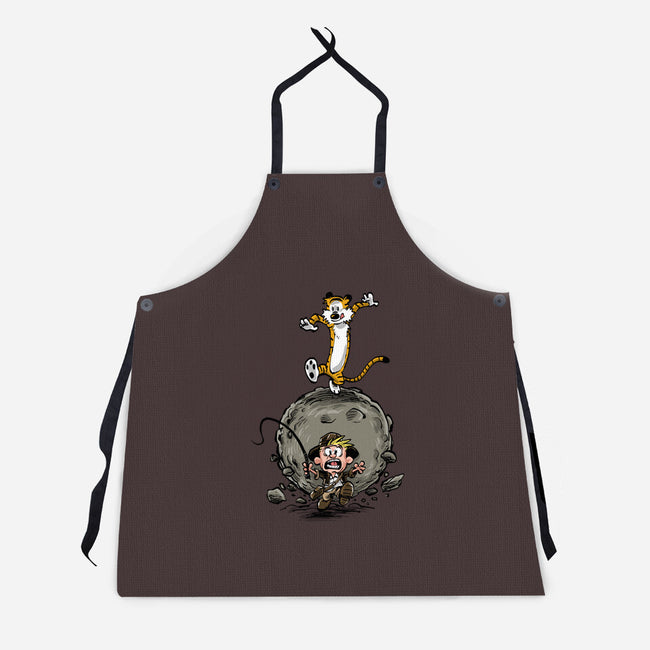 Indy And Hobbes-unisex kitchen apron-zascanauta