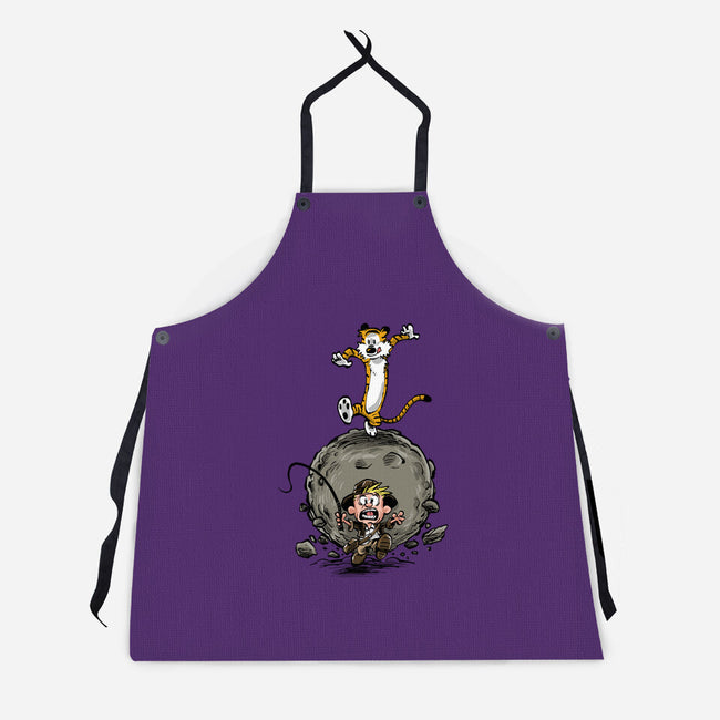 Indy And Hobbes-unisex kitchen apron-zascanauta