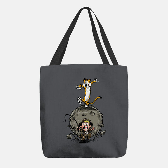 Indy And Hobbes-none basic tote bag-zascanauta