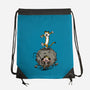 Indy And Hobbes-none drawstring bag-zascanauta