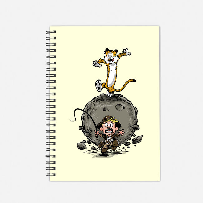 Indy And Hobbes-none dot grid notebook-zascanauta