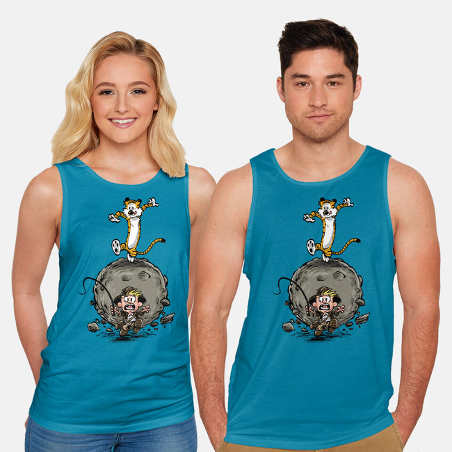 Indy And Hobbes-unisex basic tank-zascanauta