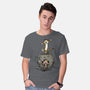 Indy And Hobbes-mens basic tee-zascanauta