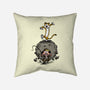 Indy And Hobbes-none removable cover w insert throw pillow-zascanauta