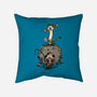 Indy And Hobbes-none removable cover w insert throw pillow-zascanauta