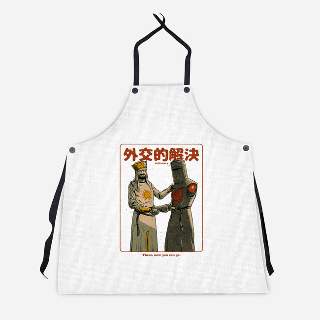 Medieval Diplomacy-unisex kitchen apron-Hafaell