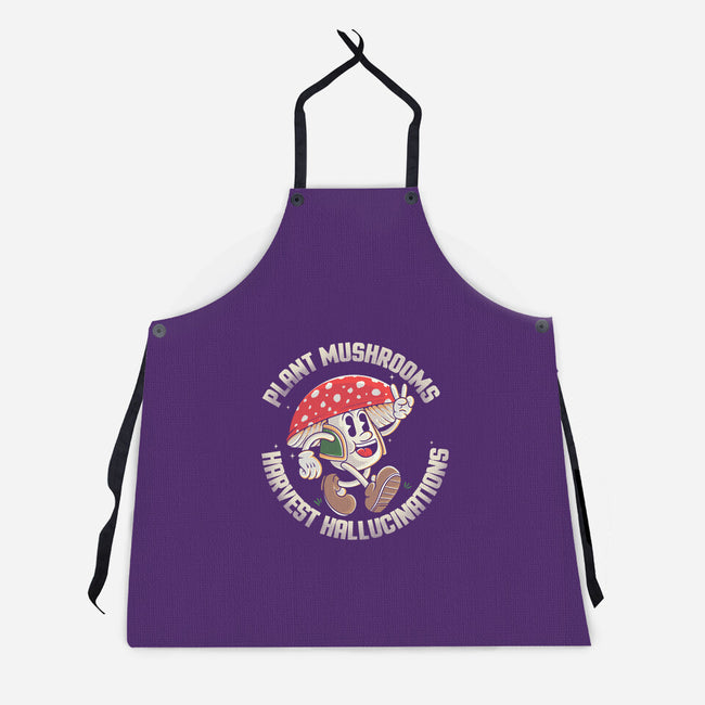 Harvest Hallucinations-unisex kitchen apron-Douglasstencil