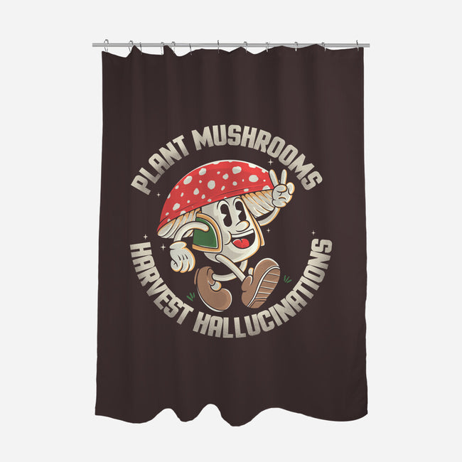 Harvest Hallucinations-none polyester shower curtain-Douglasstencil