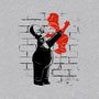 Banksy Strangulation-womens basic tee-fanfabio