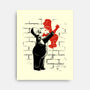 Banksy Strangulation-none stretched canvas-fanfabio
