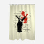 Banksy Strangulation-none polyester shower curtain-fanfabio