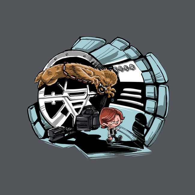 Han And Chewie-none glossy sticker-zascanauta