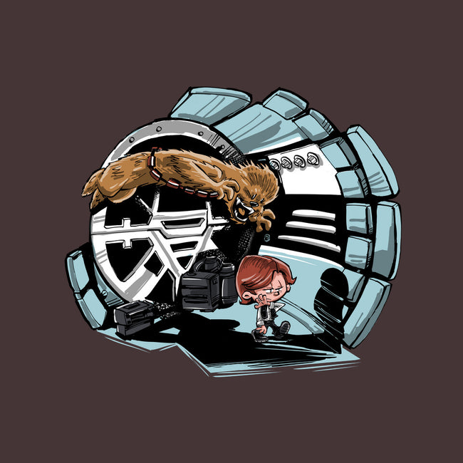 Han And Chewie-none removable cover throw pillow-zascanauta