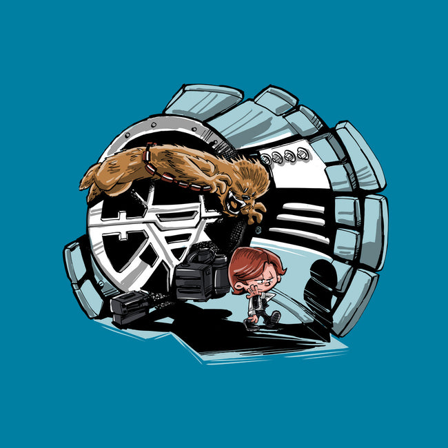 Han And Chewie-none glossy sticker-zascanauta