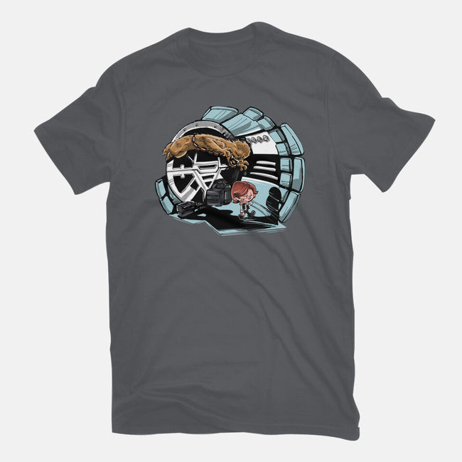 Han And Chewie-womens basic tee-zascanauta