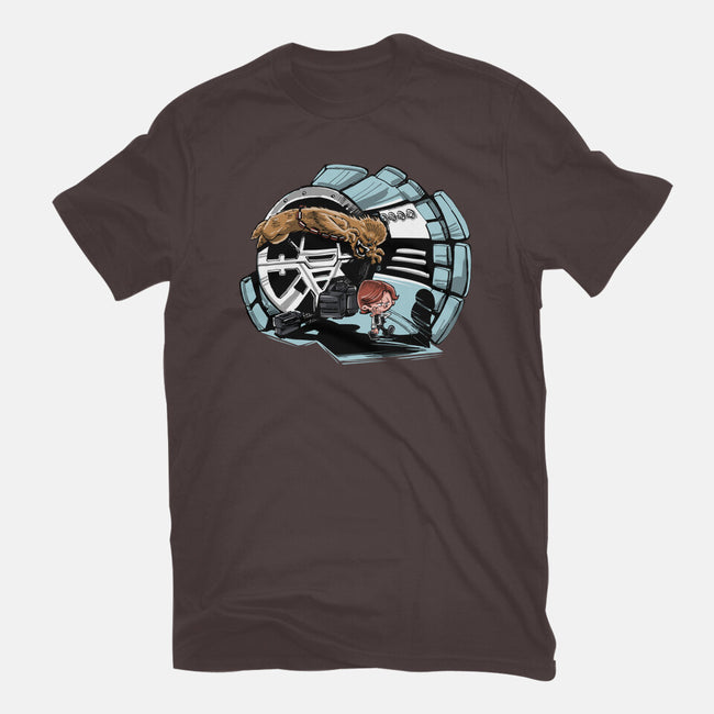 Han And Chewie-womens basic tee-zascanauta
