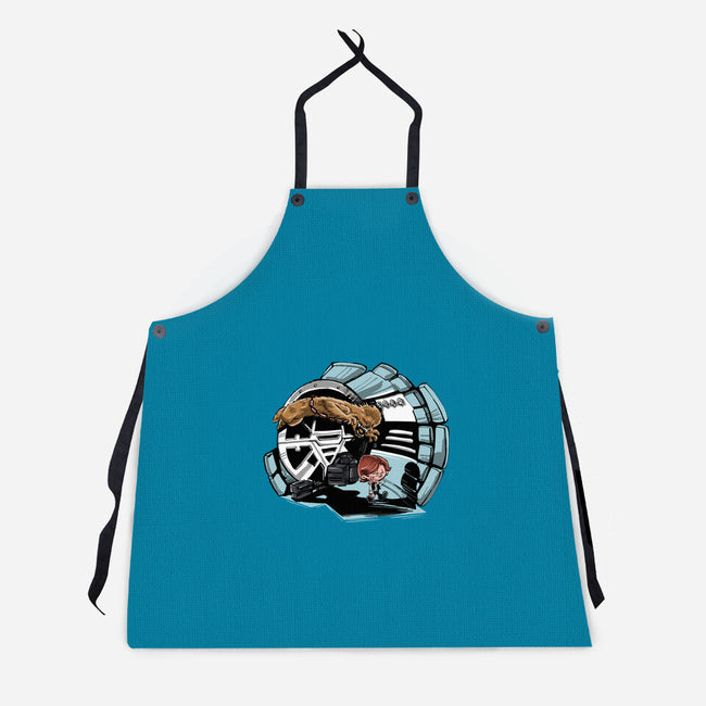 Han And Chewie-unisex kitchen apron-zascanauta