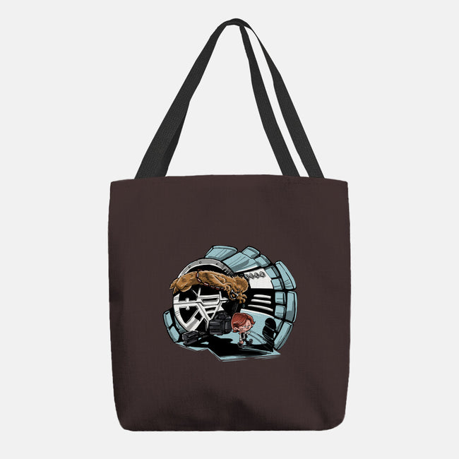 Han And Chewie-none basic tote bag-zascanauta