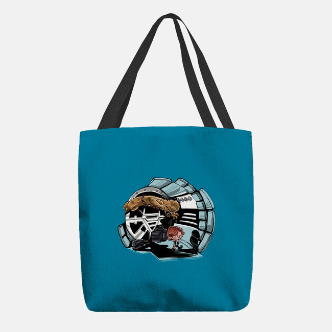 Han And Chewie-none basic tote bag-zascanauta