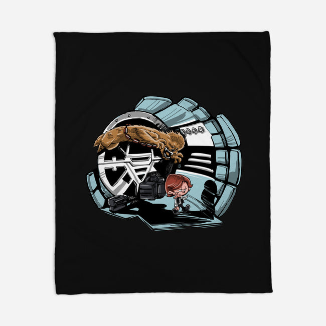 Han And Chewie-none fleece blanket-zascanauta