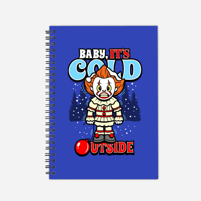 Baby IT's Cold Outside-none dot grid notebook-Boggs Nicolas