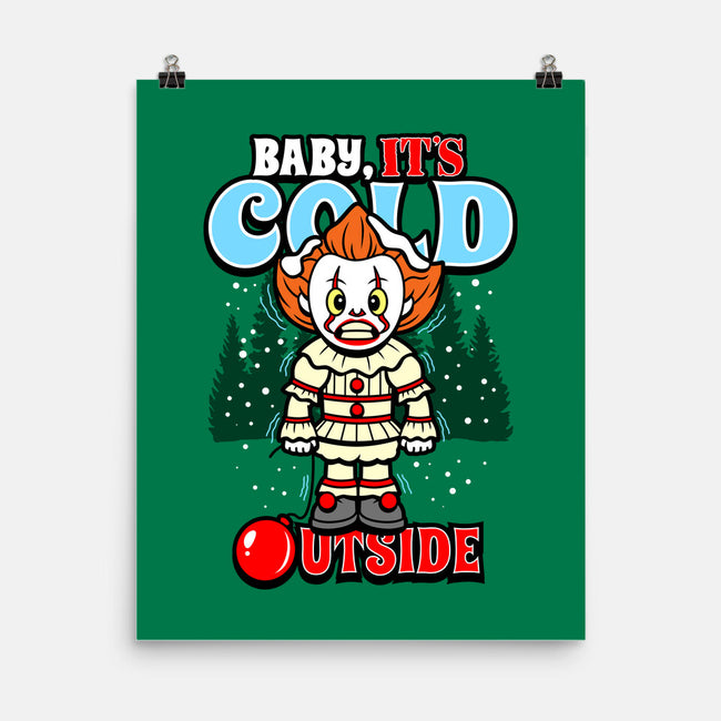 Baby IT's Cold Outside-none matte poster-Boggs Nicolas