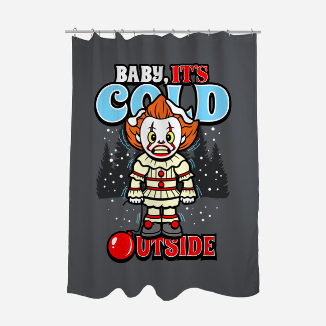 Baby IT's Cold Outside-none polyester shower curtain-Boggs Nicolas