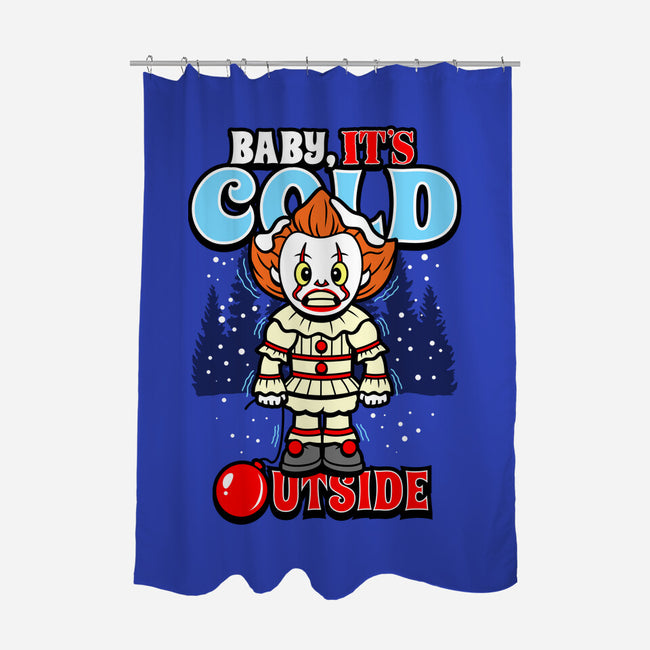 Baby IT's Cold Outside-none polyester shower curtain-Boggs Nicolas