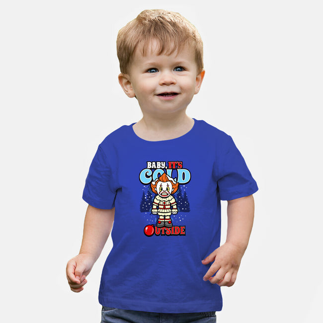 Baby IT's Cold Outside-baby basic tee-Boggs Nicolas