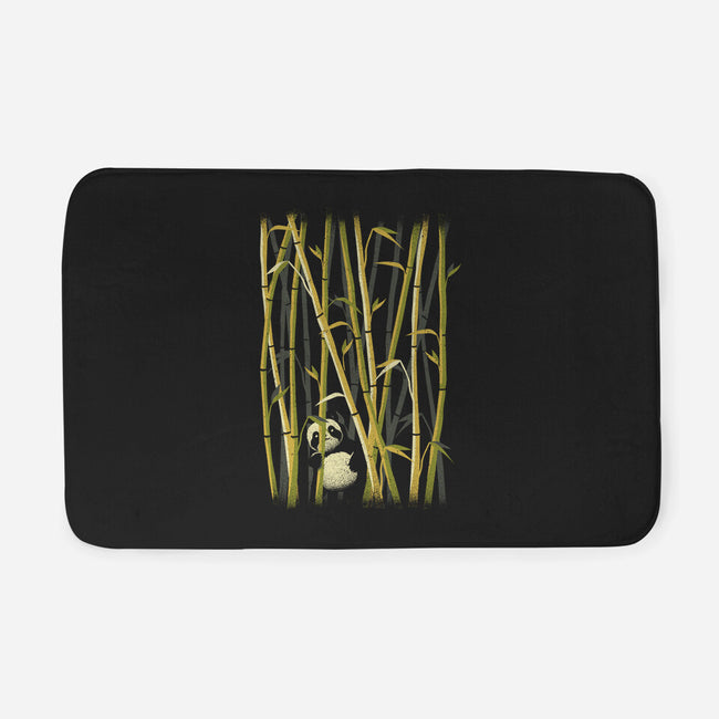 Panda Bamboo Forest-none memory foam bath mat-tobefonseca