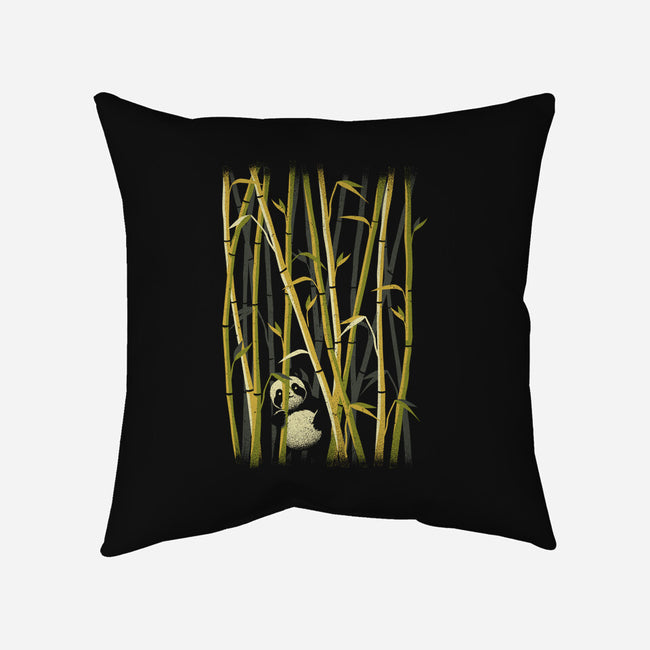 Panda Bamboo Forest-none removable cover throw pillow-tobefonseca
