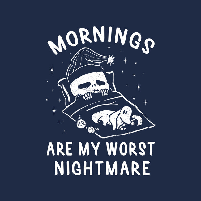 Mornings Are My Worst Nightmare-unisex crew neck sweatshirt-eduely