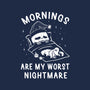 Mornings Are My Worst Nightmare-none zippered laptop sleeve-eduely