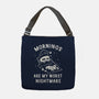 Mornings Are My Worst Nightmare-none adjustable tote bag-eduely
