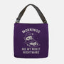Mornings Are My Worst Nightmare-none adjustable tote bag-eduely
