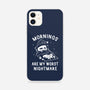 Mornings Are My Worst Nightmare-iphone snap phone case-eduely