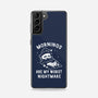 Mornings Are My Worst Nightmare-samsung snap phone case-eduely