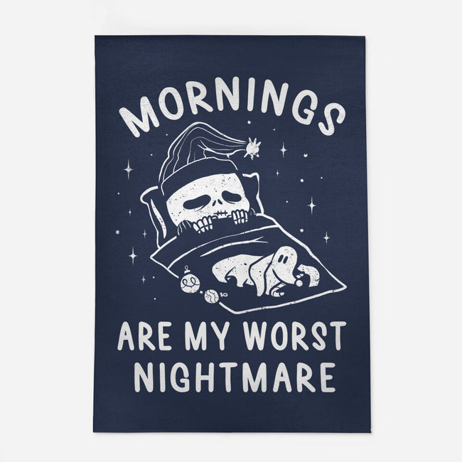 Mornings Are My Worst Nightmare-none indoor rug-eduely