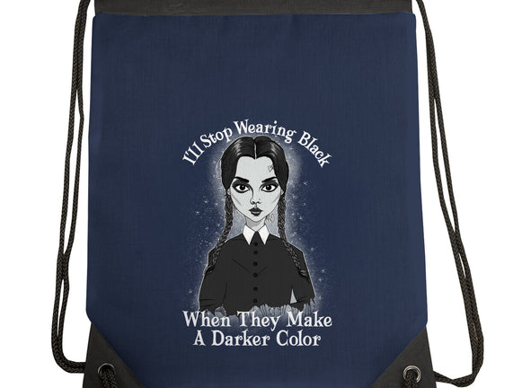 Do You Always Wear Black?