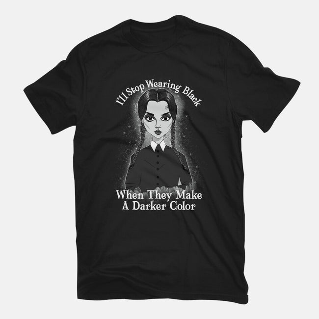 Do You Always Wear Black?-womens fitted tee-SeamusAran