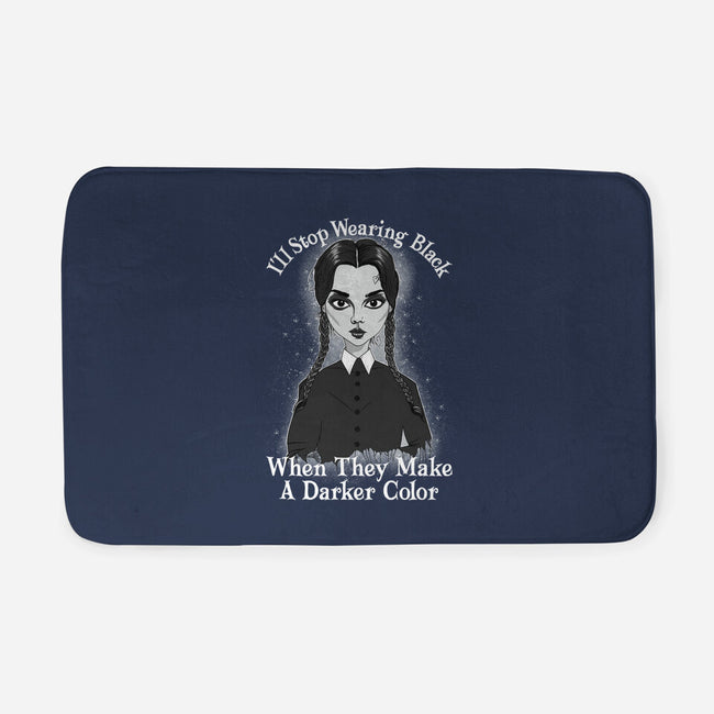 Do You Always Wear Black?-none memory foam bath mat-SeamusAran