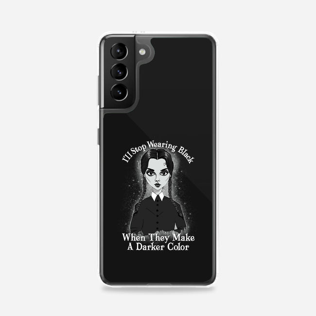 Do You Always Wear Black?-samsung snap phone case-SeamusAran