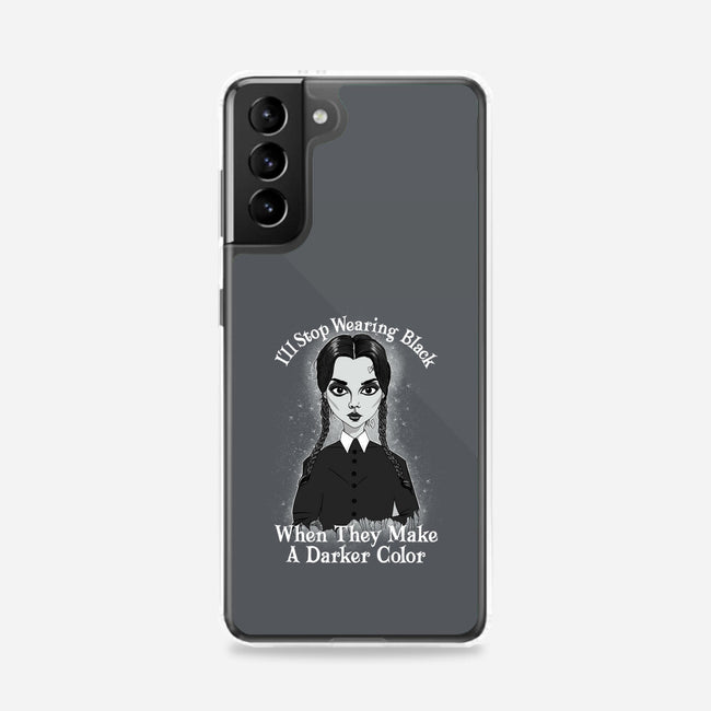 Do You Always Wear Black?-samsung snap phone case-SeamusAran