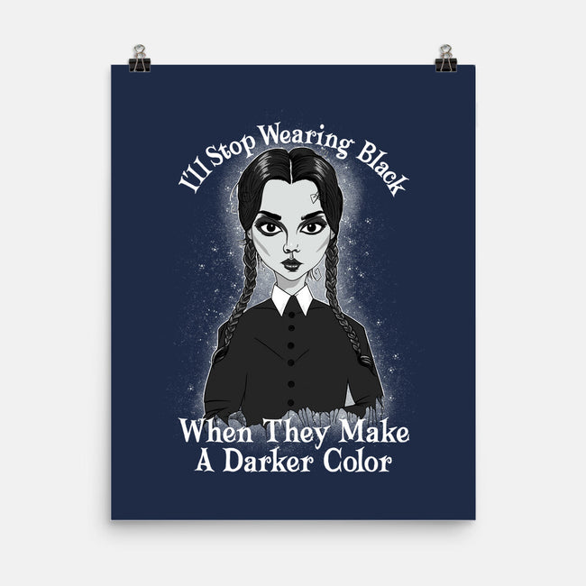 Do You Always Wear Black?-none matte poster-SeamusAran