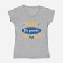 Unstable 2023-womens v-neck tee-momma_gorilla